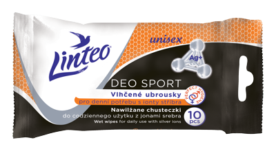 25821 – vlh ubr LINTEO pro denní potřebu – DEO SPORT 10ks – vr sl