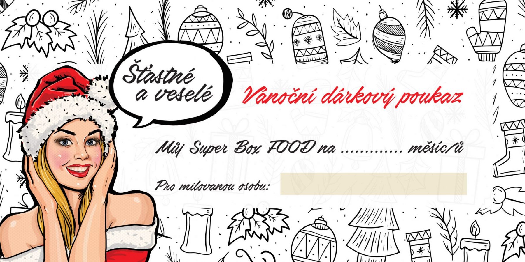 box voucher vanoce