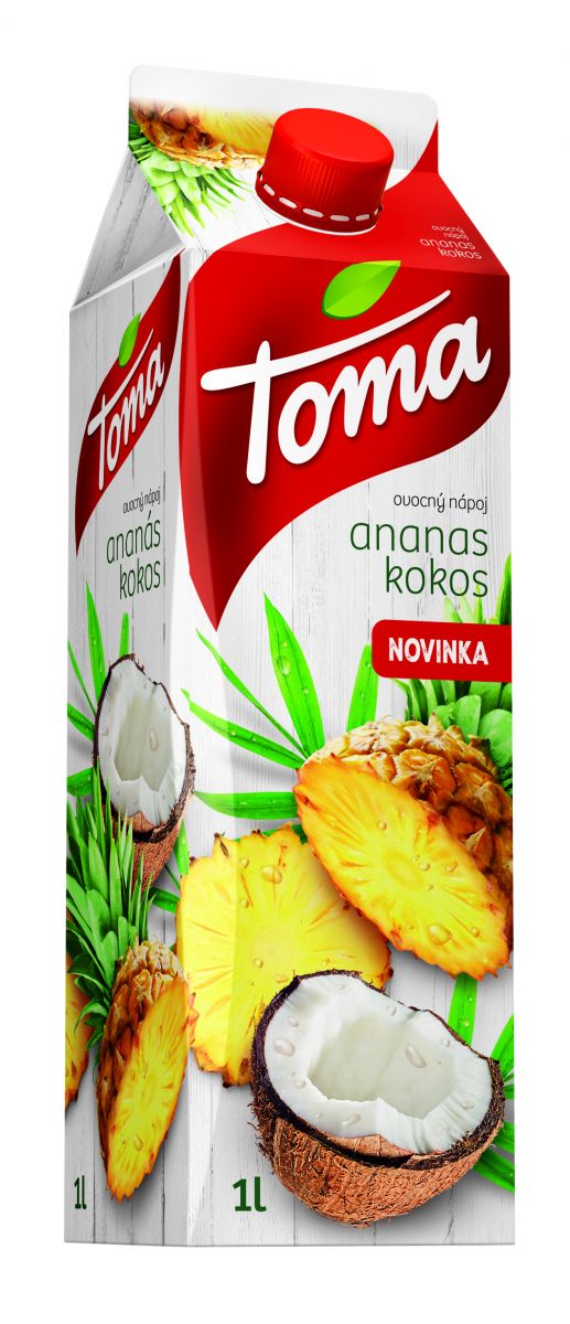 TOMA JUICE 1L ANANAS_KOKOS_2020